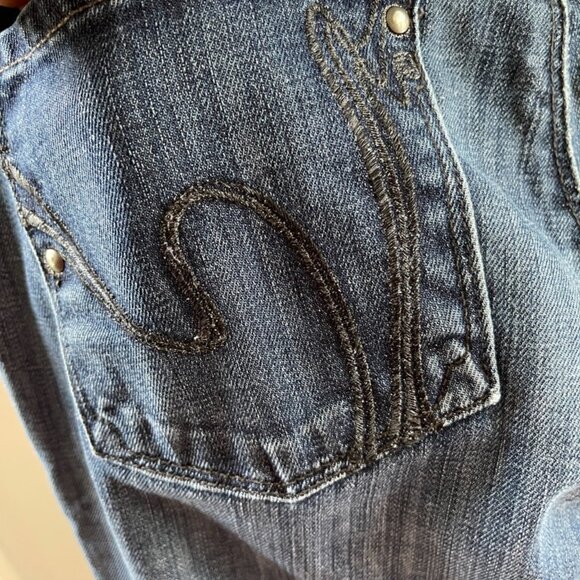 Citizens of Humanity Jeans Women’s 28 Medium Rise Bootcut COH Blue Denim - Picture 5 of 8